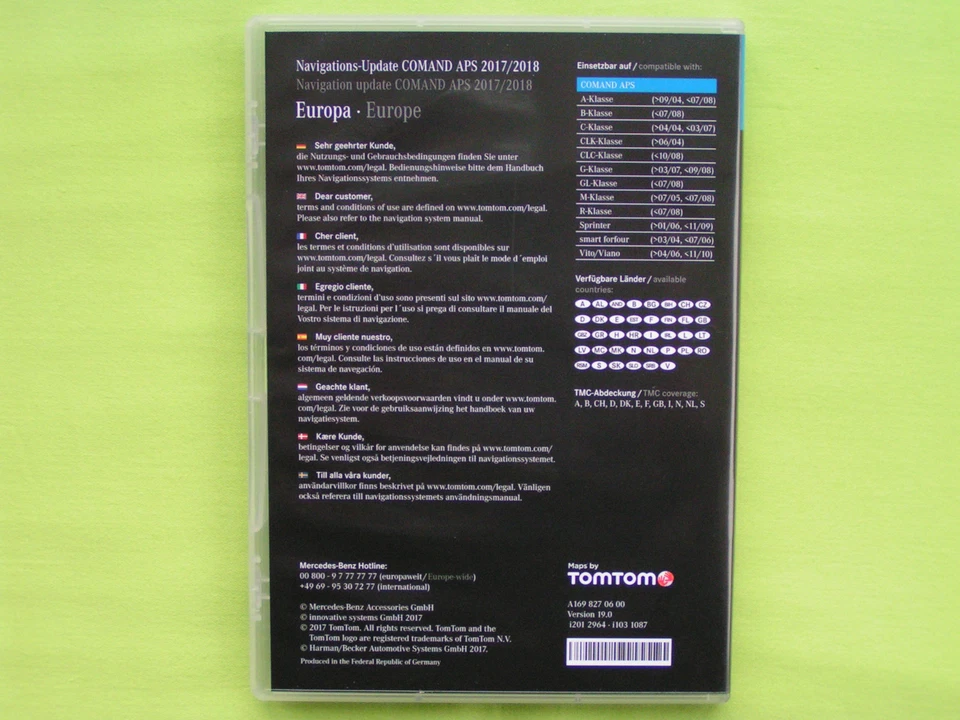 DVD NAVIGATION MERCEDES BENZ COMAND APS 2018 A B C CLK G GL M R VITO VIANO NTG 2 - Bild 2 von 4