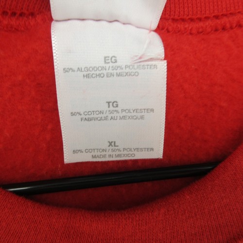 VTG St Louis Cardinals Sweatshirt Mens XL Red Crew Neck MLB Big Print Logo Y2K - Picture 11 of 14