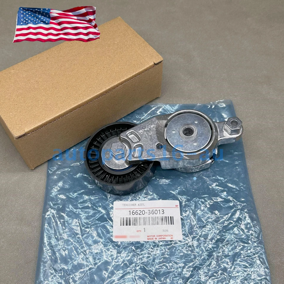 New! NEW Highlander Venza tC Belt Tensioner For Toyota Camry RAV4 16620-36013 Foto 4 de 4
