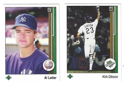 1989 Upper Deck Baseball Cards #501 to #700 U-Pick to complete your set