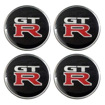 1set /4 Pcs. G Sticker Rasin 43 MM. Decal Sticker logo center cap