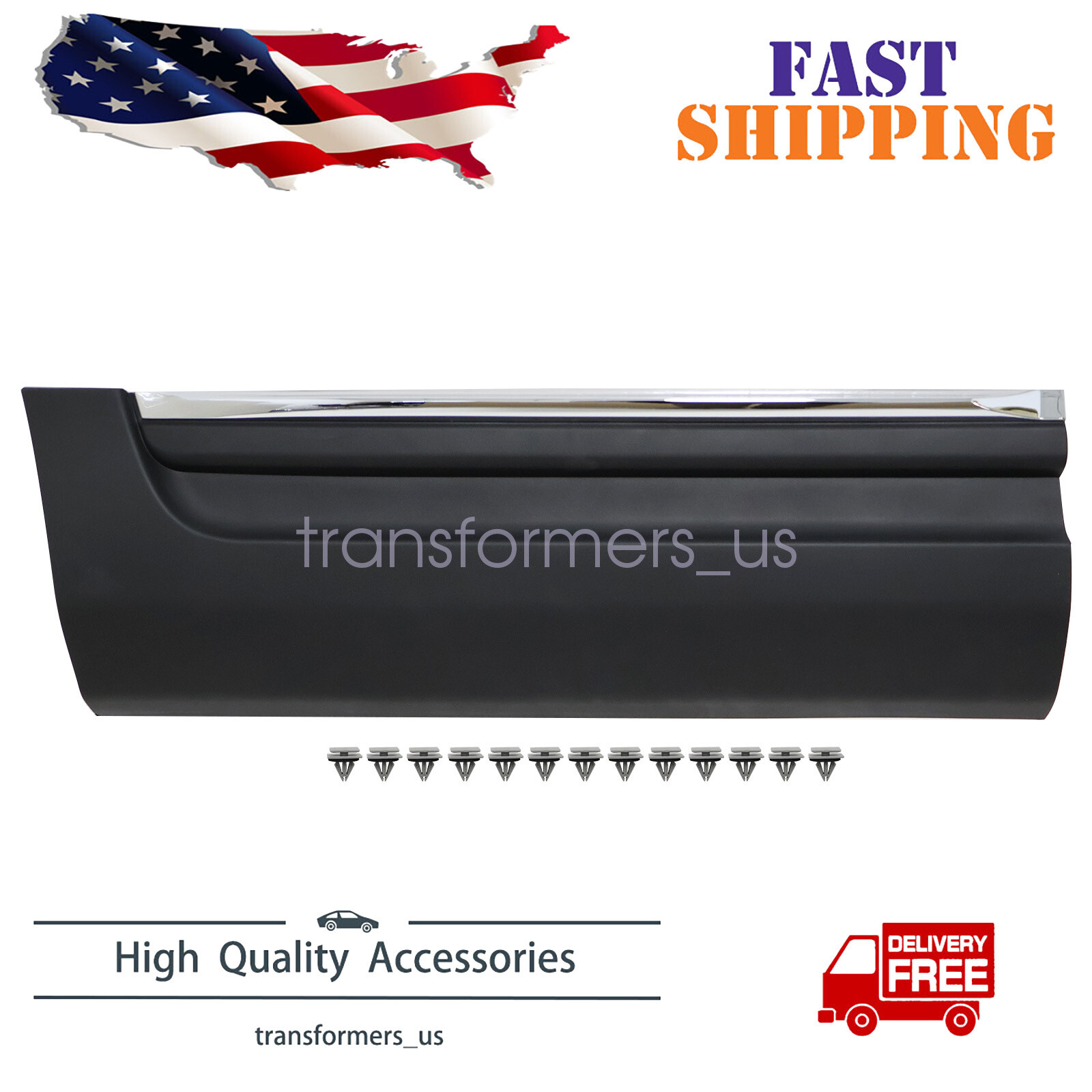 Door Moldings Beltlines Rear Passenger Right Side Hand For Ford Explorer 11-15