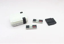 Dollhouse Retro Game Console 2 Controllers and Cartridge 1/12 Scale