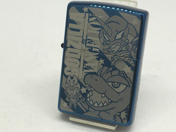 Zippo Godzilla Evangelion Deformed Blue Limited Serial Number