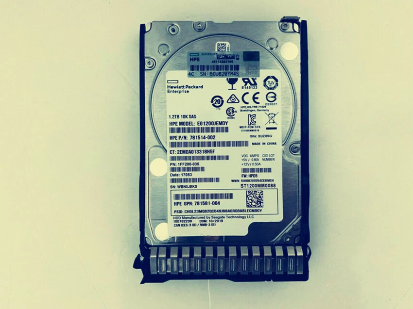 HP 1.2TB 10K SAS 12G 2.5" HDD 781578-001 Hard Disk781514-002 ST1200MM0088 G8 G9B - Image 2 of 4