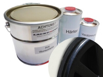 1,75 Liter Set 2K Autolack für Scania 1532221 Black Metallic Glänzend Lackpoint