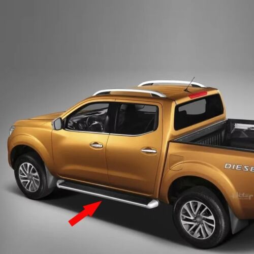 ALUMINIUM SIDE STEPS RUNNING BOARDS FOR NISSAN NAVARA D23 NP300 2014-2023 - Picture 20 of 24