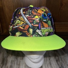 Nickelodeon Hat Teenage Mutant Ninja Turtles Tmnt Neon Snapback Youth Cap 2016