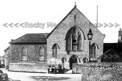 Nuu-73 The Wesleyan Chapel, Evercreech Nr Shepton Mallet, Somerset 1908. Foto