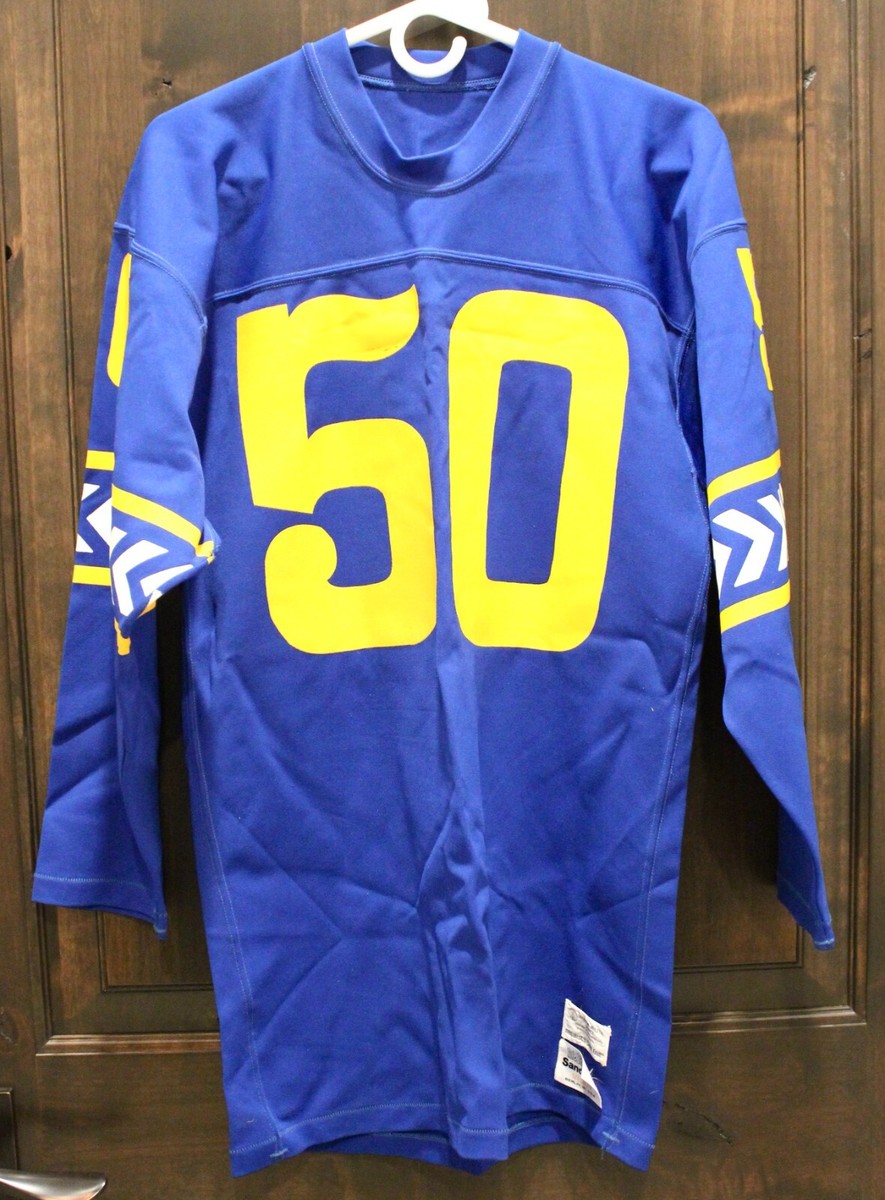 Vintage 70's Medalist Sand-Knit Football Jersey Stripe Medium