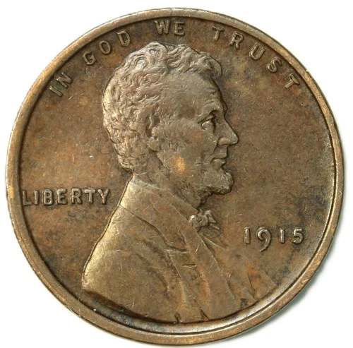 1915 1C BN Lincoln Cent -Choice AU- SMH1196