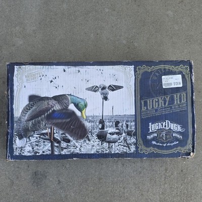 LUCKY DUCK LUCKY HD DRAKE MALLARD RAPID FLYER SPINNING WING MOTION DUCK DECOY