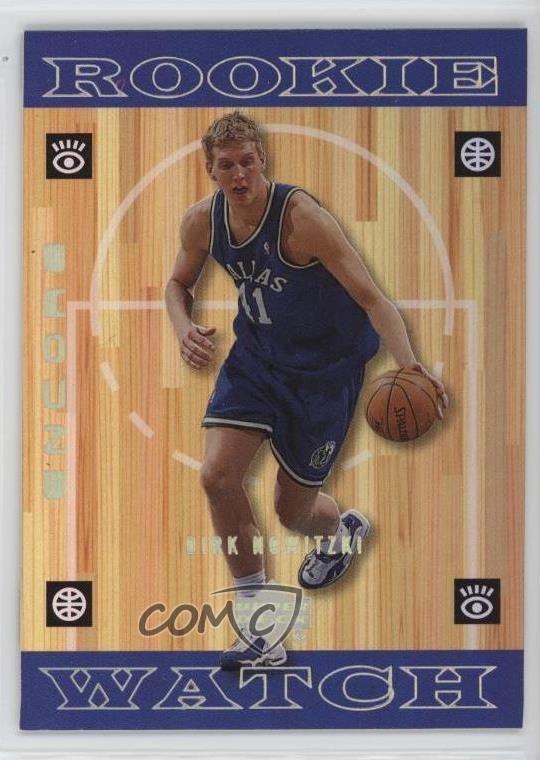 1998-99 Upper Deck Encore Rookie Watch Dirk Nowitzki #122 HOF 1gg4