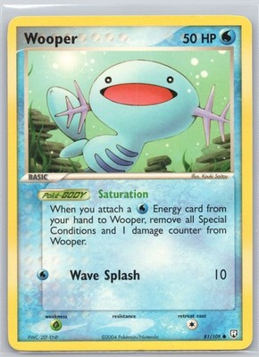 Wooper 81/109 Common Team Rocket Returns Kouki Saitou NM