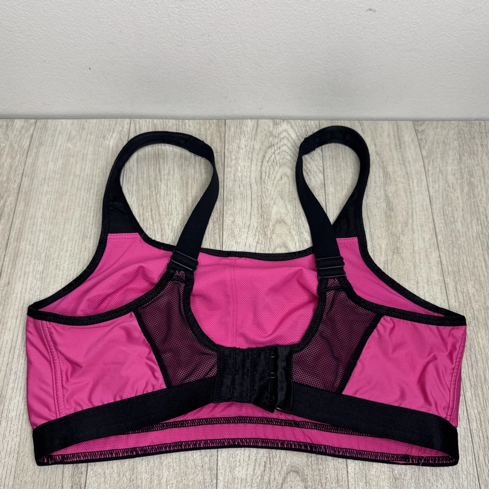 Sujetador deportivo Wacoal 34DD 852218 alto impacto inalámbrico correas ajustables envío GRATIS Foto 3 de 4