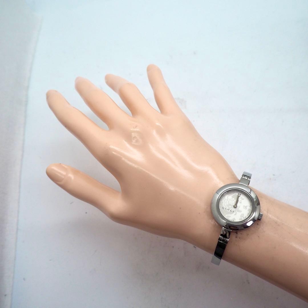 GUCCI Watch 105 Bangle 1P Diamond Ladies Floral Pattern GUCCI,17476 thumbnail 11