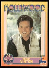 1991 Starline Hollywood Walk of Fame #48a Bobby Vinton