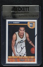 BAS 2013-14 NBA Hoops Rudy Gobert #287 Seal of Authenticity Auto 3c7