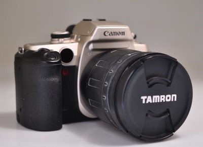 Canon EOS ELAN II camera w/ Tamron AF Aspherical LD 28-200mm zoom lens- Parts Re
