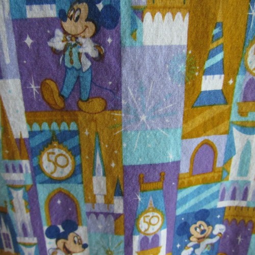 Disney Parks Walt Disney World 50th Anniversary Mickey Button Collar Shirt Sz M - Picture 11 of 13