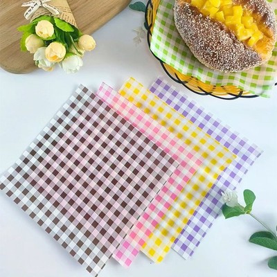 50pcs Food Waxed Paper Oil-Proof Wax Paper Bread Sandwich Burger Baking Tool