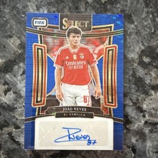 Panini Select FIFA 2023-24 João Neves Benfica S-JN Autograph Prizm Insert Card