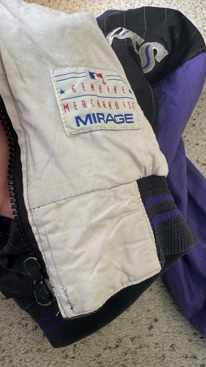 MIRAGE リバーシブル コロラド・ロッキーズ Vtg Colorado Rockies MLB Mirage Reversible Full Zip Jacket Mens