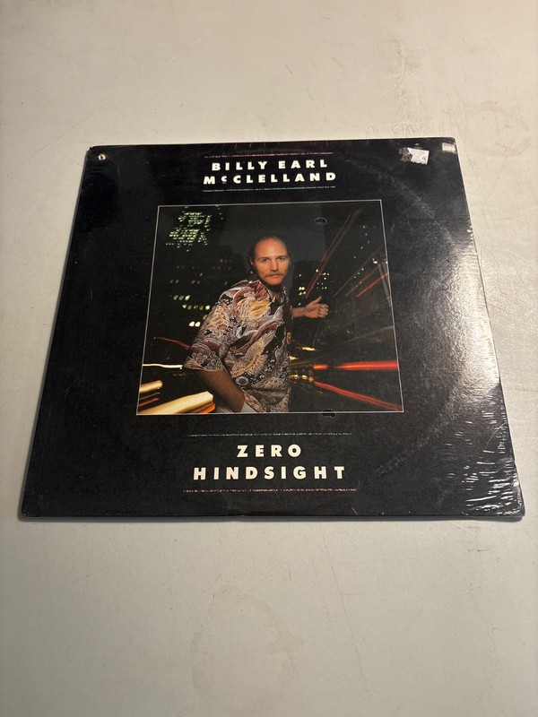 BILLY EARL MCCELLAND - ZERO HINDSIGHT - SEALED 1980 ELEKTRA LP - RARE PSYCH MINT