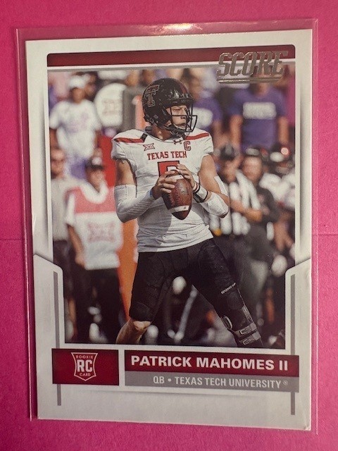 2017 score patrick mahomes rookie card 403