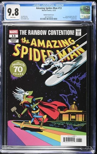 Amazing Spider-Man #13 Dave Bardin Muppet Thor Silver Surfer Variant CGC 9.8
