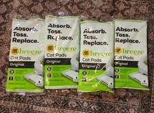 4 Pack Purina Tidy Cats 4 CAT PADS for BREEZE LITTER SYSTEM Refill ODOR CONTROL