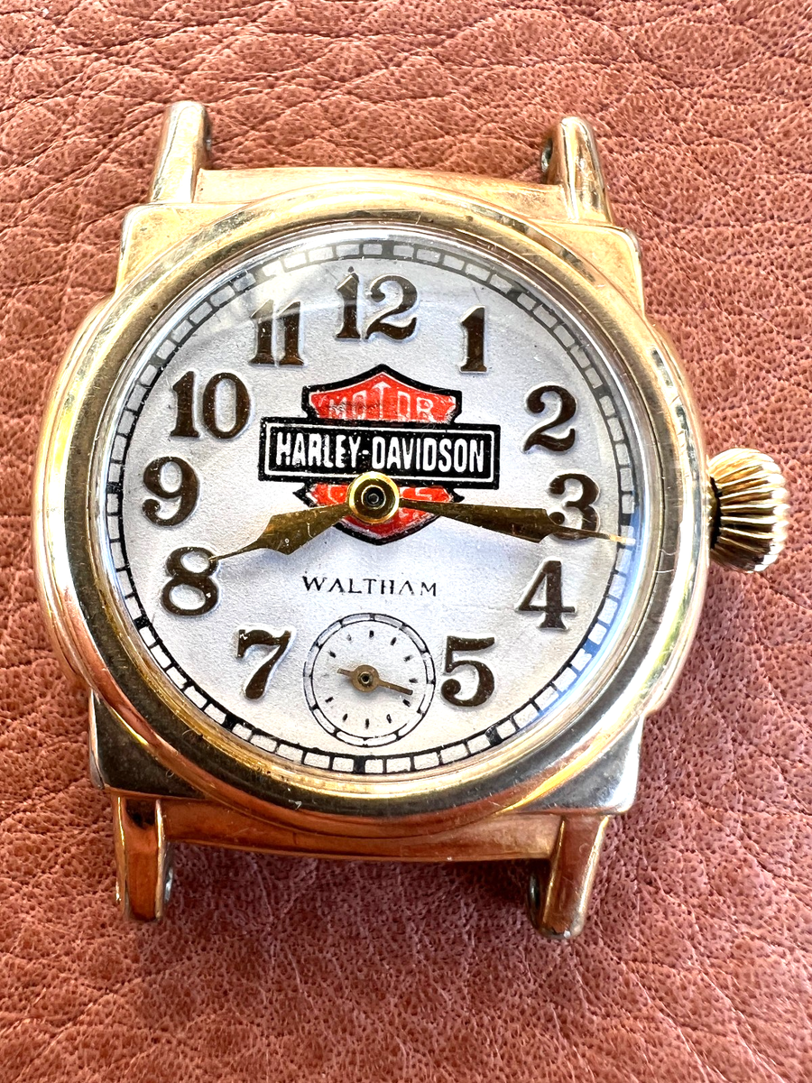 Vintage Waltham Harley Davidson dial motorcycle club 1930's watch Saphire  manual