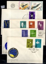 /// POLAND 1963 - 5 FDC - SPACE
