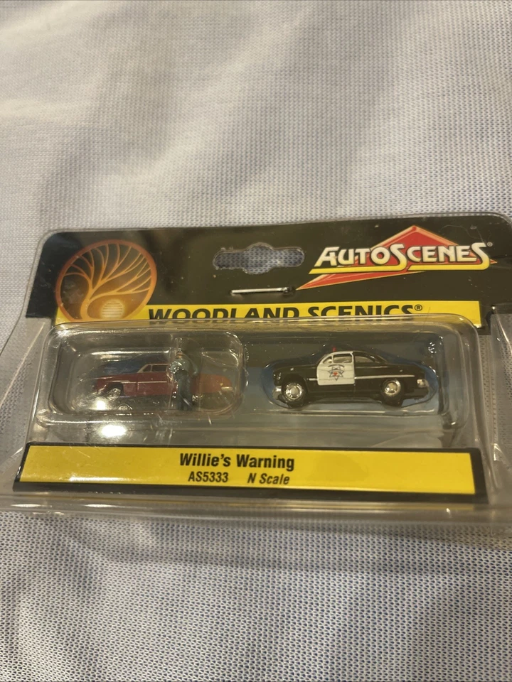 Woodland Scenics Auto Scenes Model Kit Willie’s Warning #AS5333 ￼ - Image 2 of 4