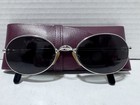 Vintage CARTIER Filao Sunglasses Silver Gold Oval 135-51-19 France Case No Lens — photo 6