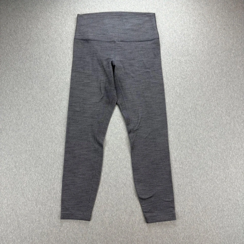Леггинсы Lululemon Align с высокой посадкой женские размер 8 серые с потертостями спортивные для занятий йогой - Изображение 4 из 4