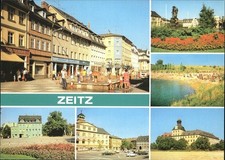 ZEITZ Sachsen-Anhalt Friedensplatz ODF Denkmal Schloss Moritzburg Brunnen