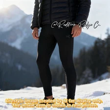 Arc’teryx Rho LT Bottom Men’s Thermal Base Layer Pants Black Size S