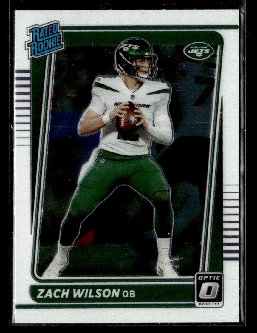 2021 Donruss Optic #202 Zach Wilson Rookie Card New York Jets