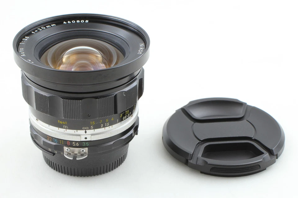 [N COMO NUEVO+++] Nikon Nikkor-UD Automático 20mm f3.5 Ai Convertido MF Lente Gran Angular JAPÓN Foto 2 de 4