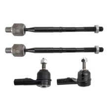 Front Inner and Outer Tie Rod Set Fits 2016-2022 Chevrolet Spark