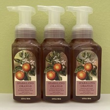  3 Bath  Body Works SPARKLING ORANGE Gentle Foaming Hand Soap 8.75oz NEW