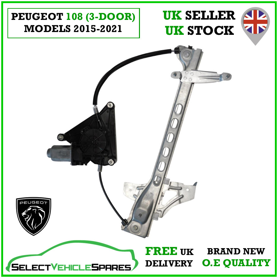 Oe Cit C1 Mk2 | Pug 108 | Aygo Mk2 (3-Door) Drivers Side Right Front Window Regulator & Motor 2015-2021 5060952967887 - Image 7
