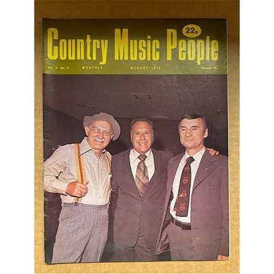 GRANDPA JONES/BILL CARLISLE COUNTRY MUSIC PEOPLE MAGAZINE AUGUST 1974 - GRANDPA