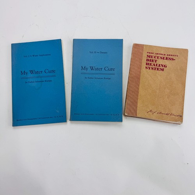 #ad My Water Cure Volumes I amp; III by Father Sebastian Kneipp Mucusless Healing $39.99