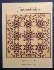 LAUNDRY BASKET QUILTS Snowflake - Edyta Sitar