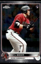 Seth Beer 2022 Topps Chrome #186 Diamondbacks MLB READ FREE SHIP AutographDen