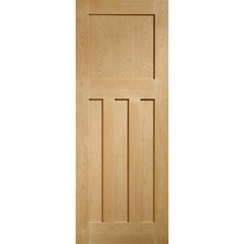 Internal Oak 1930s 4-Panel Door - Unfinished - 1981 x 686 x 35mm - DX - INTODX27