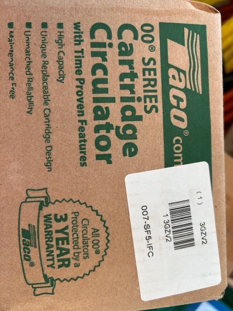 Taco 007-Sf5-Ifc Potable Water Circulating Pump,