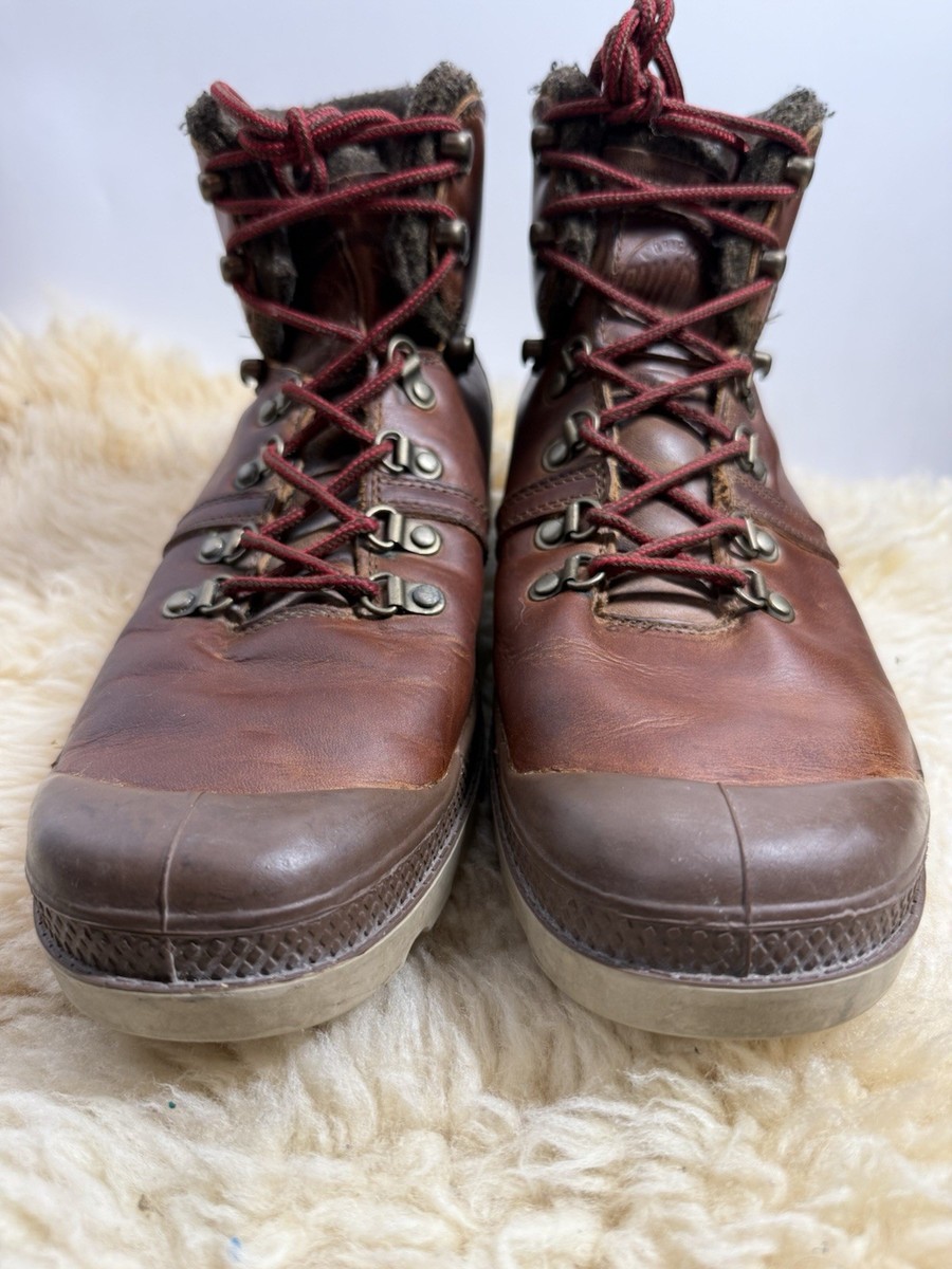Palladium Leather Boots Brown Men\'s Size 8.5 05980-052 - MISSING INSOLES Palladium Brown Boots for Men for Sale | Shop New & Used  main image 3
